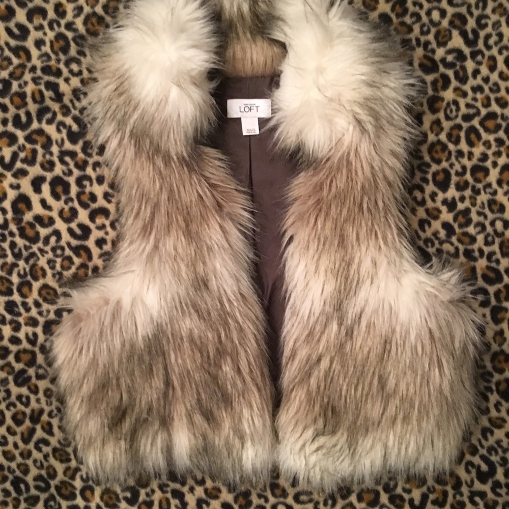 XS/S faux fur vest